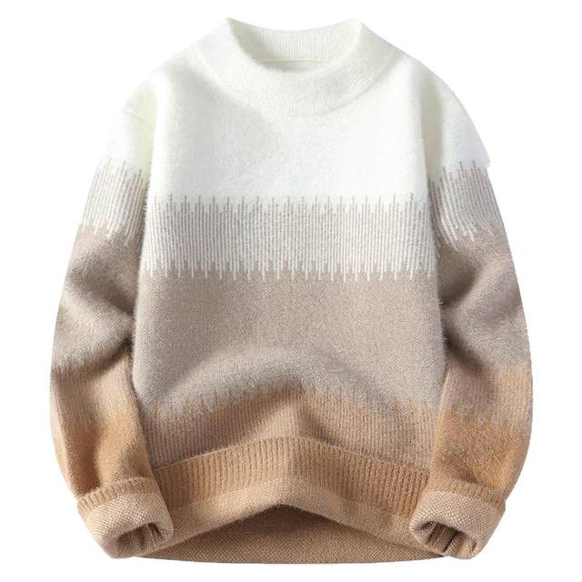 Thickened Autumn and Winter Warm Pullover Knit Sweater 2024 New