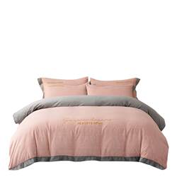 Heilan Home Winter Milk Velvet Four-Piece Set 2026 New Coral Fleece Thickened Bed Sheet Duvet Cover Bedding Set Three