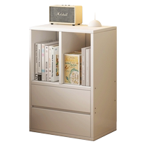 Senzong shelf floor-standing low bookcase home living room multi-layer storage locker simple layered grid cabinet with door