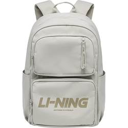 Li Ning Backpack ຜູ້ຊາຍແລະແມ່ຍິງຄວາມອາດສາມາດວິທະຍາໄລນັກສຶກສາຄອມພິວເຕີໂຮງຮຽນ Bag ຢ່າງເປັນທາງການໃຫມ່ lightweight Outdoor ກະເປົ໋າເດີນທາງກິລາ