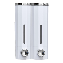 Hotel punch-free soap dispenser press dispenser bottle bathroom shampoo and shower gel box wall-mounted hand sanitizer