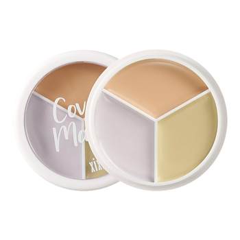 xixi Concealer Three Color Concealer Palette ປົກປິດຈຸດດ່າງດຳ, ຝ້າ, ຈຸດດ່າງດຳ ແລະ ຈຸດດ່າງດຳ Official Flagship Store ຂອງແທ້