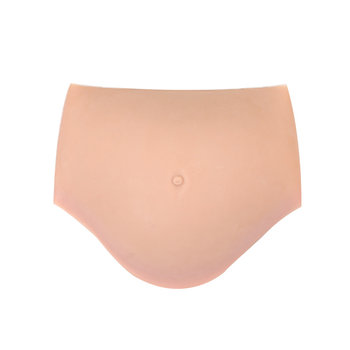 Aiwei Integrated Skin Silicone Fake Belly Prop for Pregnant Women, Realistic Large Twin Baby Photography, Cosplay, and Acting