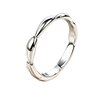 Pure silver 999 seven-grain rice closed ring