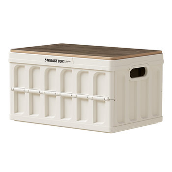 Outdoor camping storage box folding car storage box