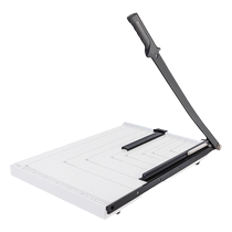 得力裁纸刀切纸机a4办公用纸张照片相片裁纸器a3手动小型闸刀办公室专用切割裁剪神器钢制切割器大号切纸器