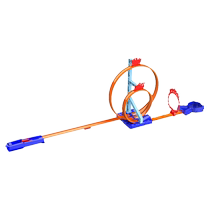 Ice Fire Roundabout Competitive Catapult Racing Childrens Puzzle Toy Car Parent-child Interactive Stunt Track Suit