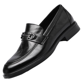 Red dragonfly british slip-on loafers genuine leather shoes