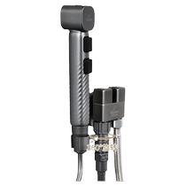 Submarine gun ash toilet companion bathroom flushing spray gun one in and two out full copper faucet household 894