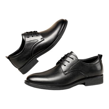 Heilan house men's shoes new autumn business fashion lace up leather shoes men's wedding groom derby shoes