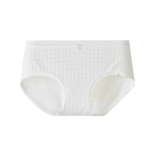 三福女低腰包臀纯欲内裤 日系学生格纹透气抗菌纯棉裆半平角裤