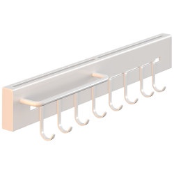 Kitchen Knife Rack Storage Rack, No-Drill Wall-Mounted Knife Storage Rack, Stainless Steel Knife Holder, Hook and Rod