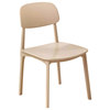 Household thickened plastic dining chair cream style integrated stool