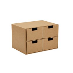 St. Paul Paper Desktop Storage Box Student Office Drawer-Type Storage Box Miscellaneous Items Receipt Drawer Multi-Layer Storage Box