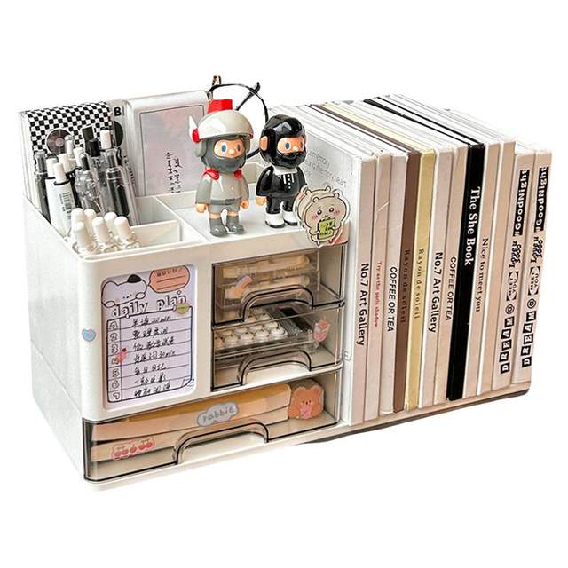 Office desk desk desk pen holder two-in-one storage