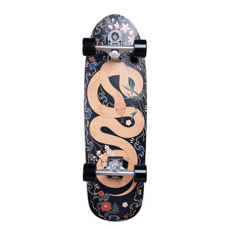 逆山蛇桥专业高端陆地冲浪板滑板成人儿童路冲板免蹬地全能陆冲