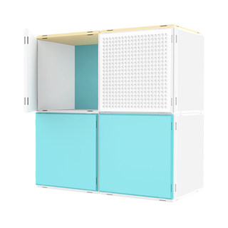 There are one-year modular cabinet refills available in multiple colors.