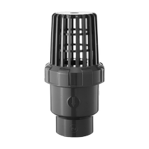 UPVC spherical bottom valve Japanese standard water pump check valve flower basket head plastic pumping fish tank terminal check valve dn32