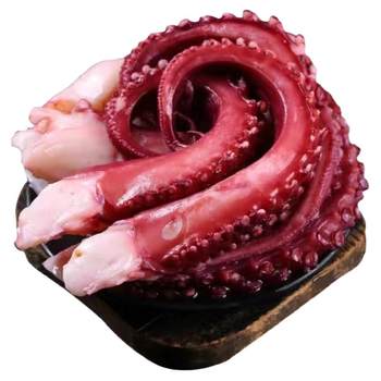 Fresh big octopus tentacles, squid tentacles, crispy big octopus feet, commercial barbecue sashimi, seafood octopus balls, ingredients
