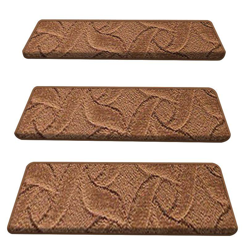 Stair step mat self-adhesive, removable, washable, silent, non-slip, wear-resistant