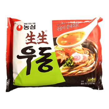Nongshim raw udon soup noodles imported from south korea