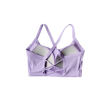 Integrated chest pad sports yoga fitness vest