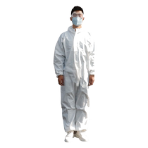 Multiple washable protective clothing Lianhood to work Isolation anti-chemical clothes Conjoined full body duty disposable anti-virus clothes biochemical