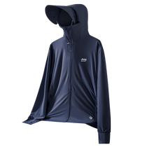 (Self-operated) JEEP SPIRIT Jeep sun protection clothing for men and women hooded mens light jacket breathable skin clothing