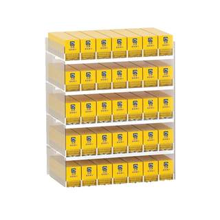 Convenience store cigarette shelf display rack cigarette pusher display cabinet