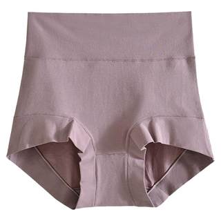 新疆长绒棉内裤女秋冬纯棉全棉抗菌裆无痕大码平角高腰收腹三角裤