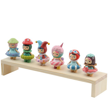 Jewelry display rack acrylic wooden doll doll