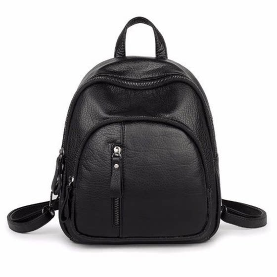 Backpack 2024 New Korean Character Women's Fashion Various Casual Soft Soft Leather Mini Backpack Women's Bag