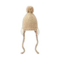 Balabala baby hat winter warm girl love decoration baby knitted ear protection comfortable fashionable and cute