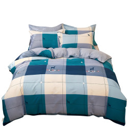 Pure Cotton Four-Piece Set 100% Cotton Duvet Cover Bedding Student Dormitory Bed Single Quilt 2 Three-Piece Set Bedding 4
