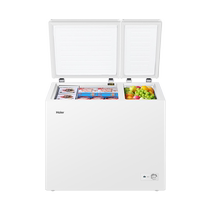 (nouveau produit) Haier 213 litres Cabinet de glace Double température Grande capacité Refreshing Chilled Dual-use Horizontal Freezer Fridge