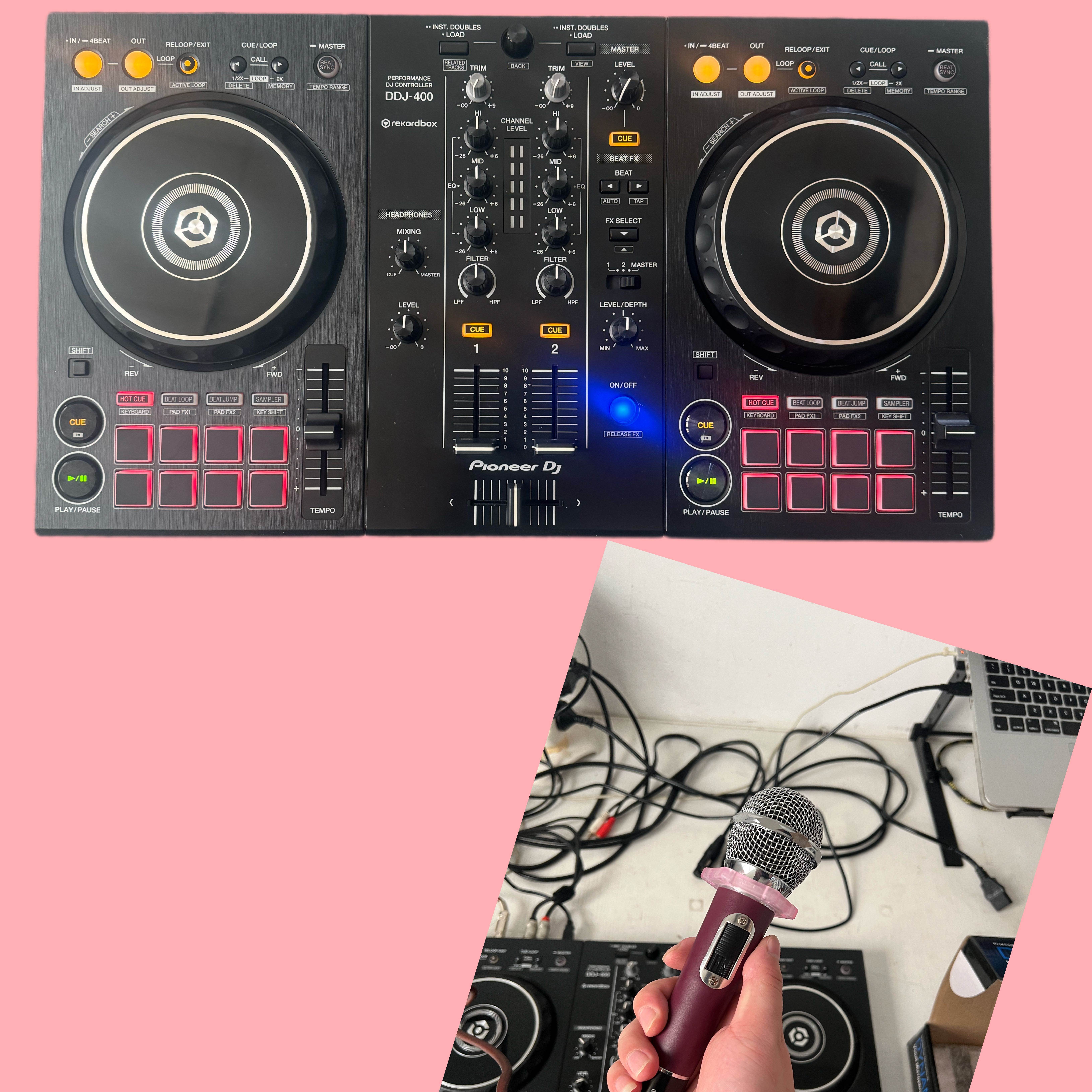 Second hand 9 new or above Pioneer DDJ-400 with dedicated Michael Wind