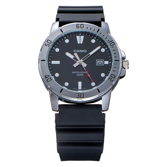 【圣诞礼物】卡西欧旗舰店MTP-VD01商务休闲石英男士手表官方正品