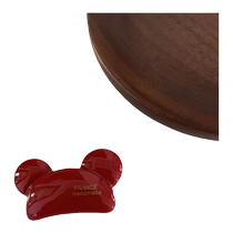 Princess hair clip for women 2024 new red duckbill clip small half-tied short hair clip for broken hair on the back of the head