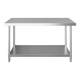 Extra thick stainless steel workbench hotel operating bench rack