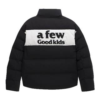 AFGK24FW美式基础撞色立领羽绒服男女潮牌冬季加绒加厚情侣外套