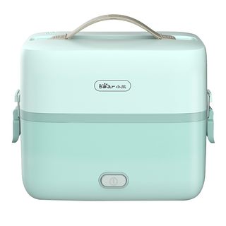 Bear electric lunch box can be plugged into electric heating insulation double-layer with rice artifact vegetable cooking rice cooker cooker small office worker