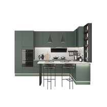 Sofia cabinet custom kitchen integrated cabinet stove cabinet cabinet integrated Carrera home quartz stone countertop