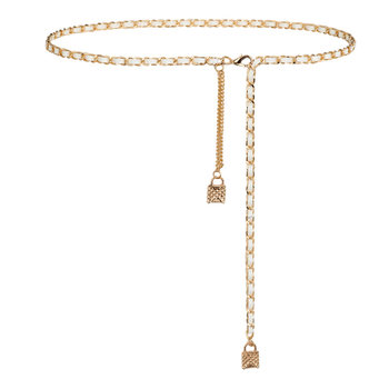 Xiaoxiangfeng~high-end waist chain for women with skirt and thin belt