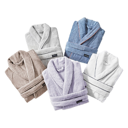 Sanli Handtuchmaterial, Bademantel aus reiner Baumwolle, Herbst und Winter, vier Jahreszeiten