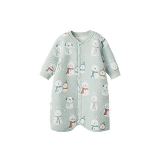 Baby pajamas, autumn and winter baby pajamas, pure cotton thermal clothes