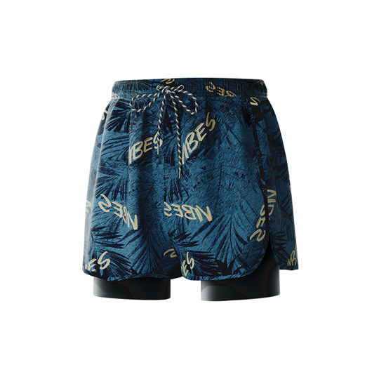 泳裤男款防尴尬双层平角游泳裤成人2025新款专业温泉泳衣全套装备