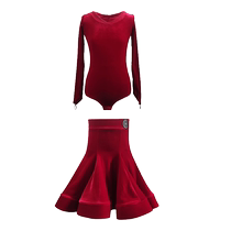 Dynasty Dance Wear New Latin Dance Wear Girls Professional Competition Regulations Velvet Suit HC6279 HC7137