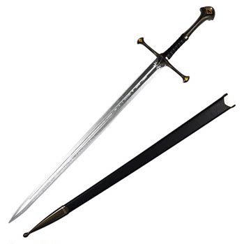 Lord of the rings narsir holy sword wooden toy sword