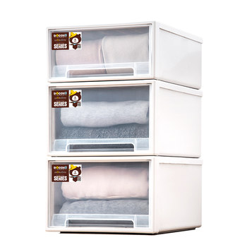 Wardrobe storage cabinet household plastic drawer sorting box