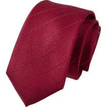 HLA Hailan House Textured Pattern Tie 2024 New Glossy Stylish Containing Mulberry Silk Wedding Tie for Men